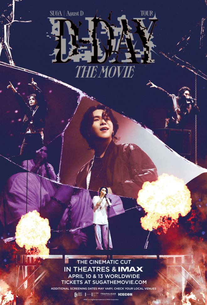 SUGA | Agust D TOUR 'D-DAY' THE MOVIE Large Poster