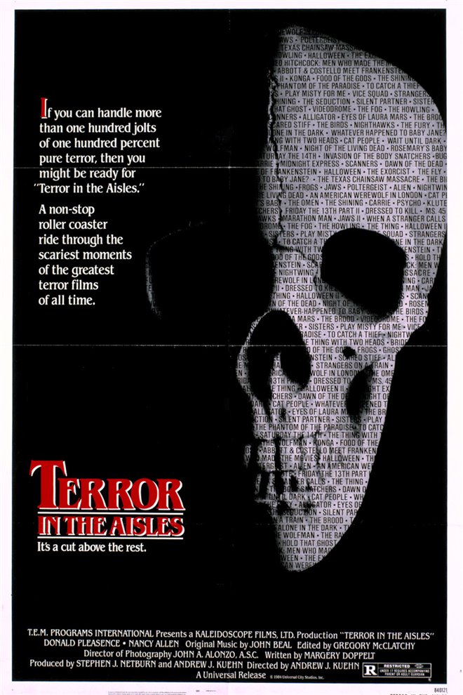 Terror in the Aisles Large Poster