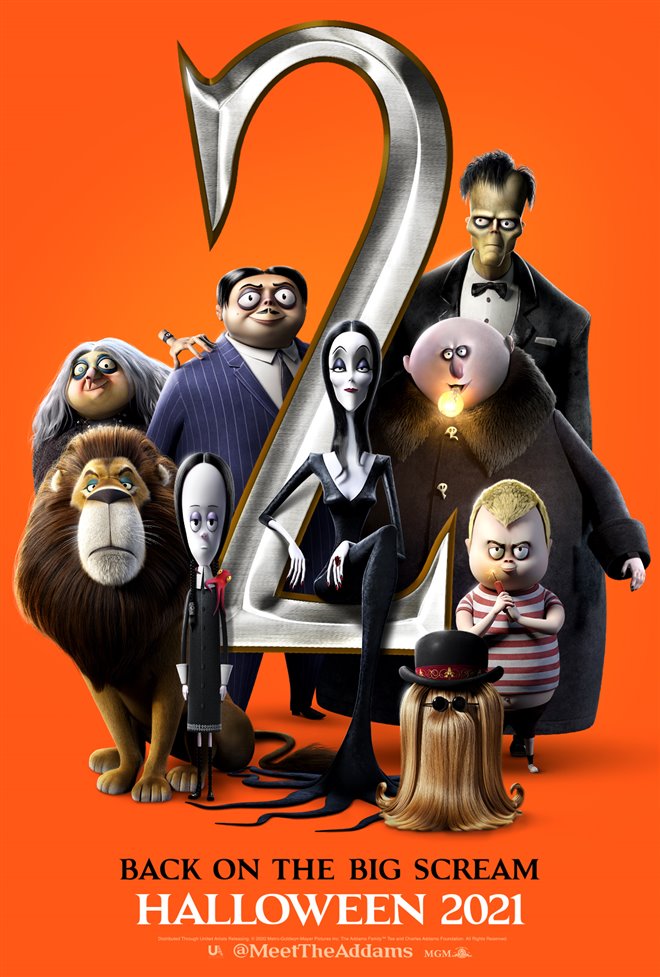 The Addams Family 2 movie large poster.