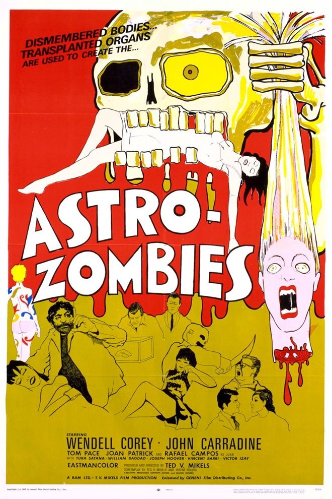 The Astro-Zombies Large Poster