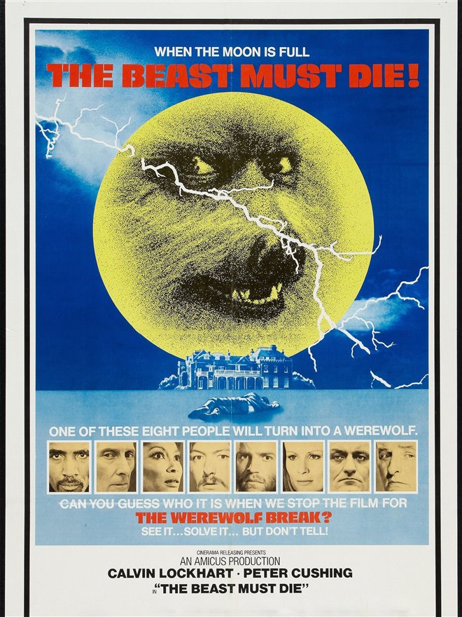 The Beast Must Die Large Poster