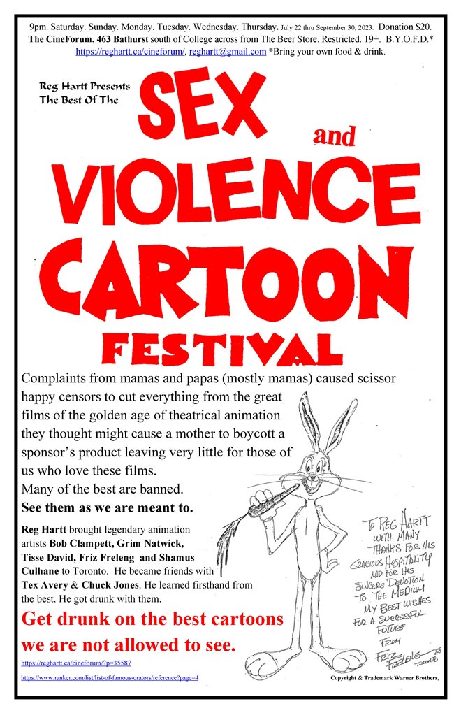 The Best of the Sex & Violence Cartoon Festival Large Poster