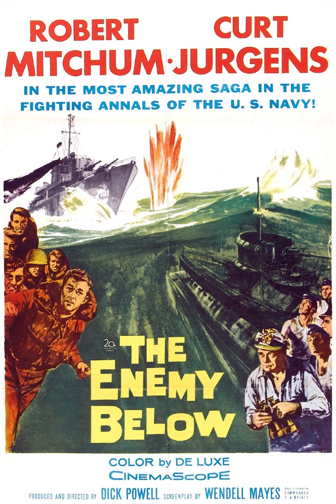 The Enemy Below Large Poster