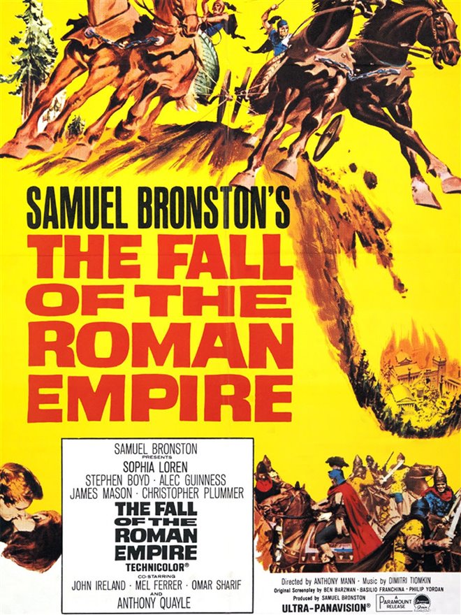 The Fall of the Roman Empire Large Poster