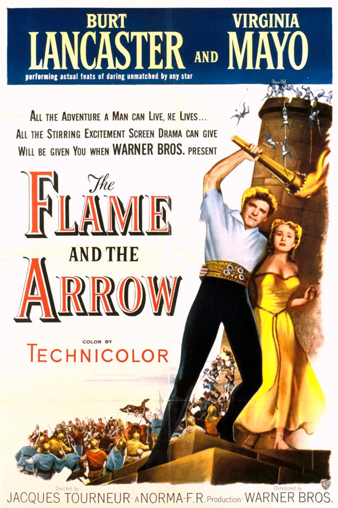 The Flame and the Arrow Large Poster