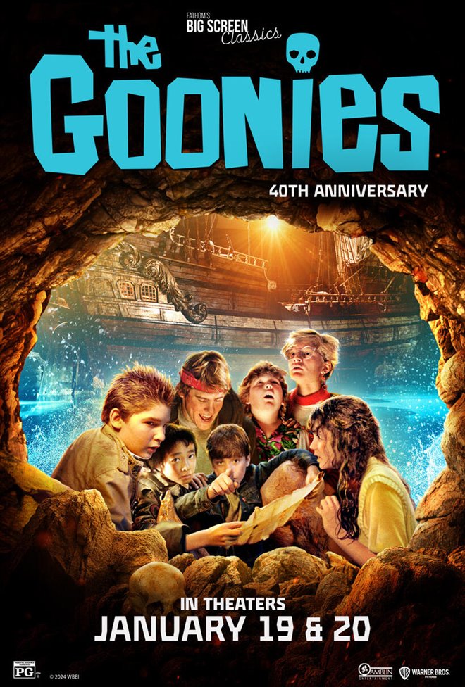 The Goonies 40th Anniversary Large Poster