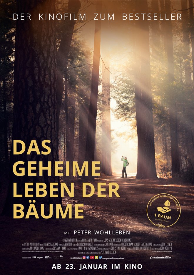 The Hidden Life of Trees movie large poster.