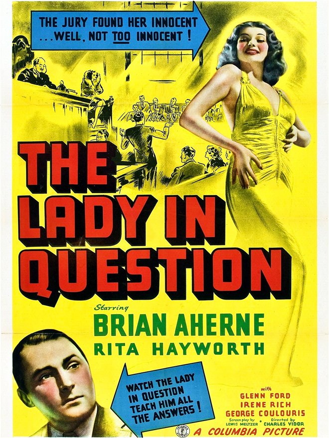 The Lady in Question Large Poster