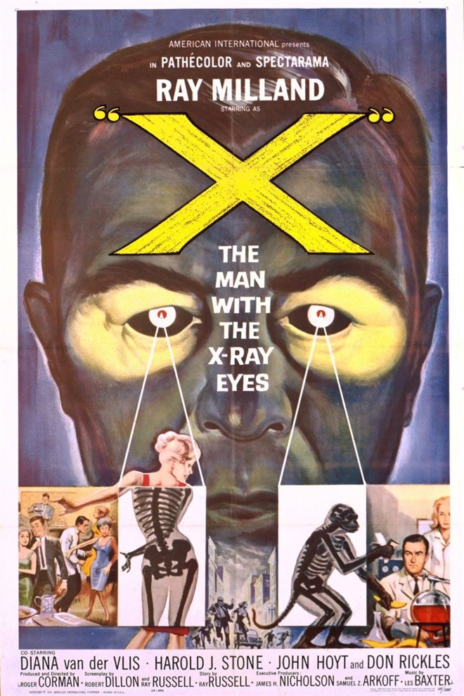 The Man With the X-Ray Eyes Large Poster