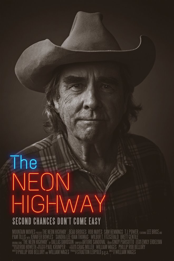 The Neon Highway Large Poster