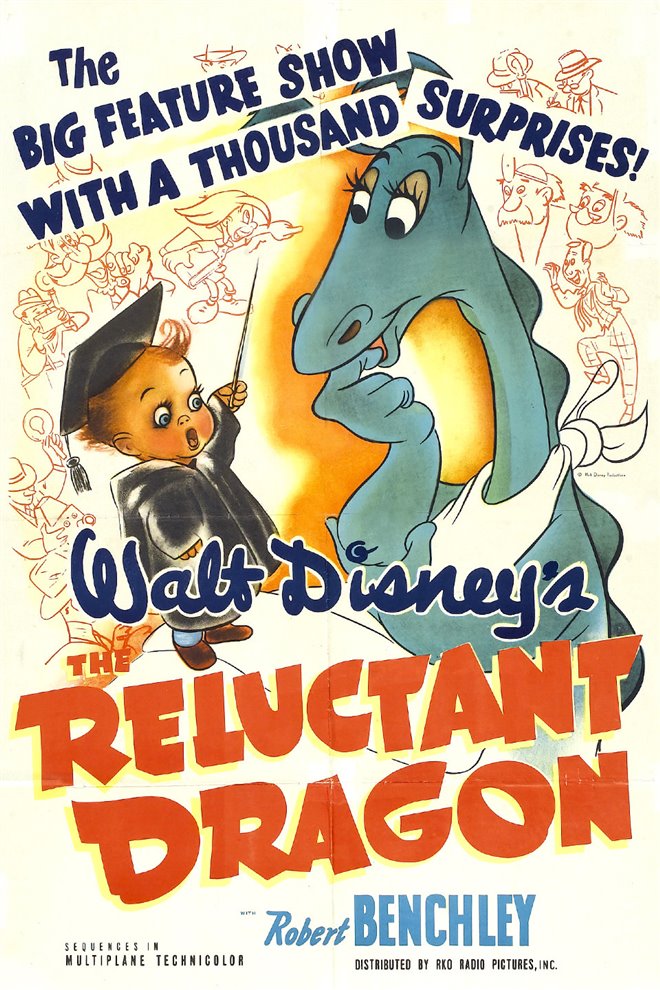 The Reluctant Dragon Large Poster