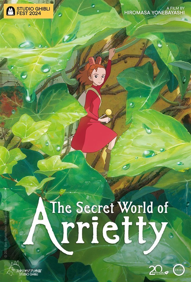 The Secret World of Arrietty - Studio Ghibli Fest 2024 Large Poster