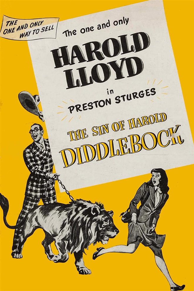 The Sin of Harold Diddlebock Large Poster