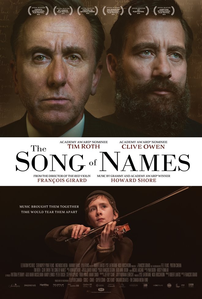 The Song of Names Large Poster
