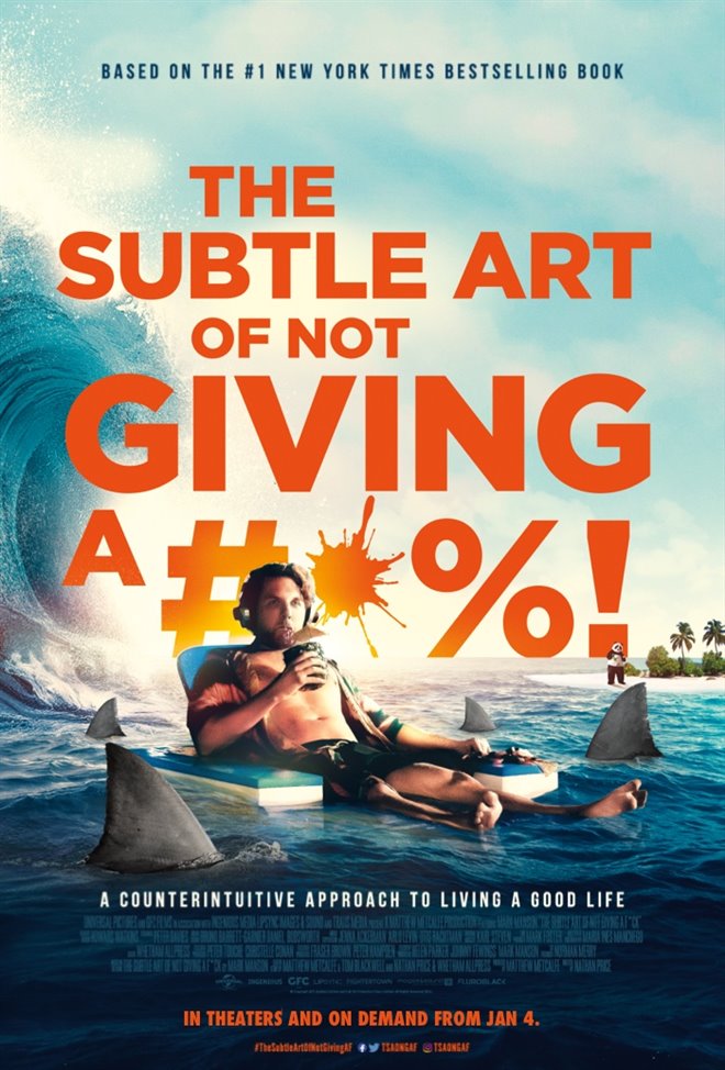 The Subtle Art of Not Giving a #@%! Large Poster
