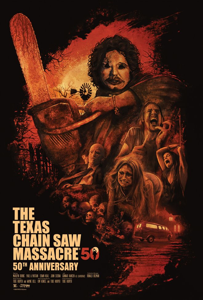 The Texas Chain Saw Massacre 50th Anniversary 4K Large Poster