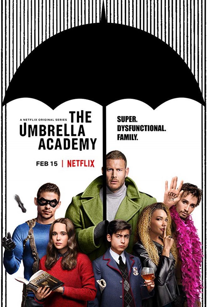 The Umbrella Academy (Netflix) movie large poster.