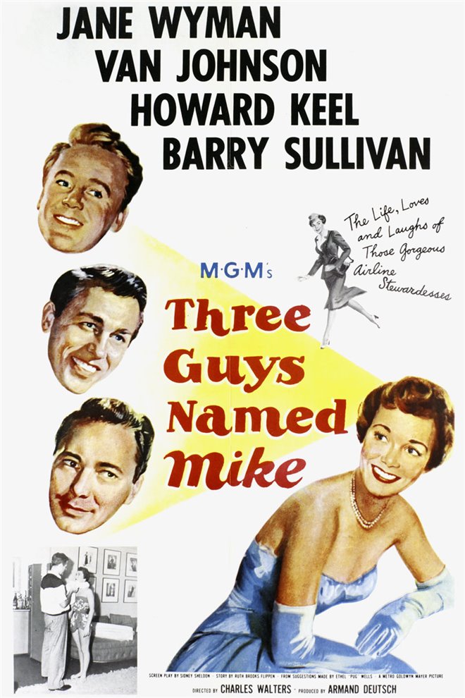 Three Guys Named Mike Large Poster