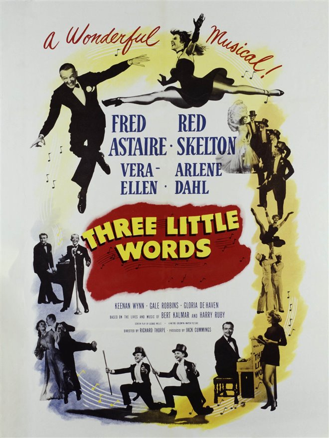 Three Little Words (1950) Large Poster