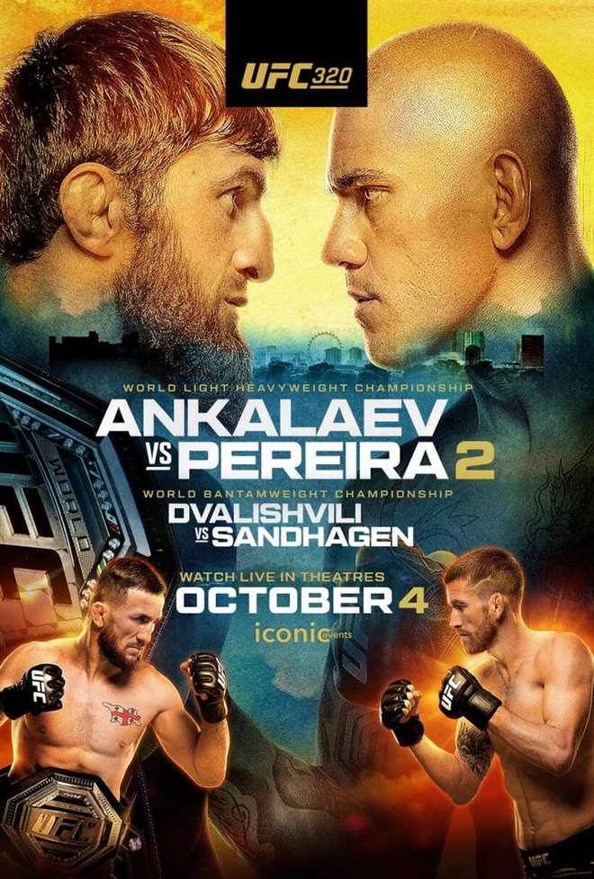 UFC 320: Ankalaev vs. Pereira Large Poster