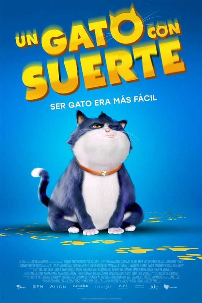 Un gato con suerte Large Poster