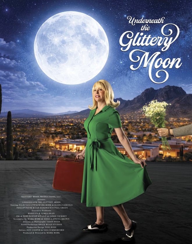 Underneath the Glittery Moon Large Poster
