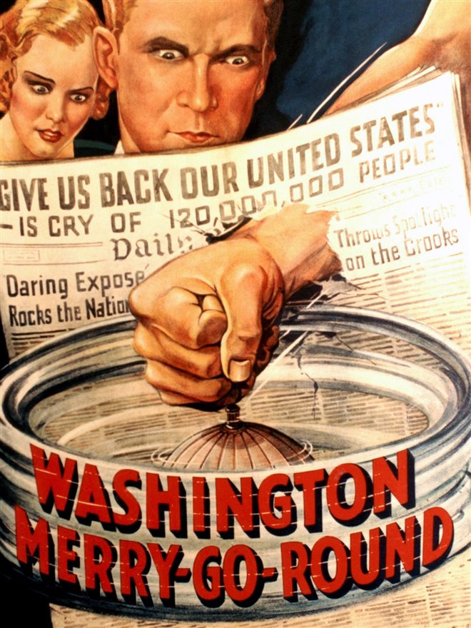Washington Merry-Go-Round (1932) Large Poster