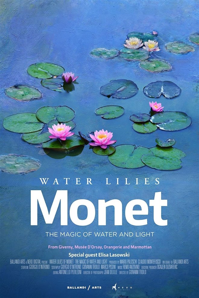 Water Lilies of Monet: The Magic of Water and Light Large Poster