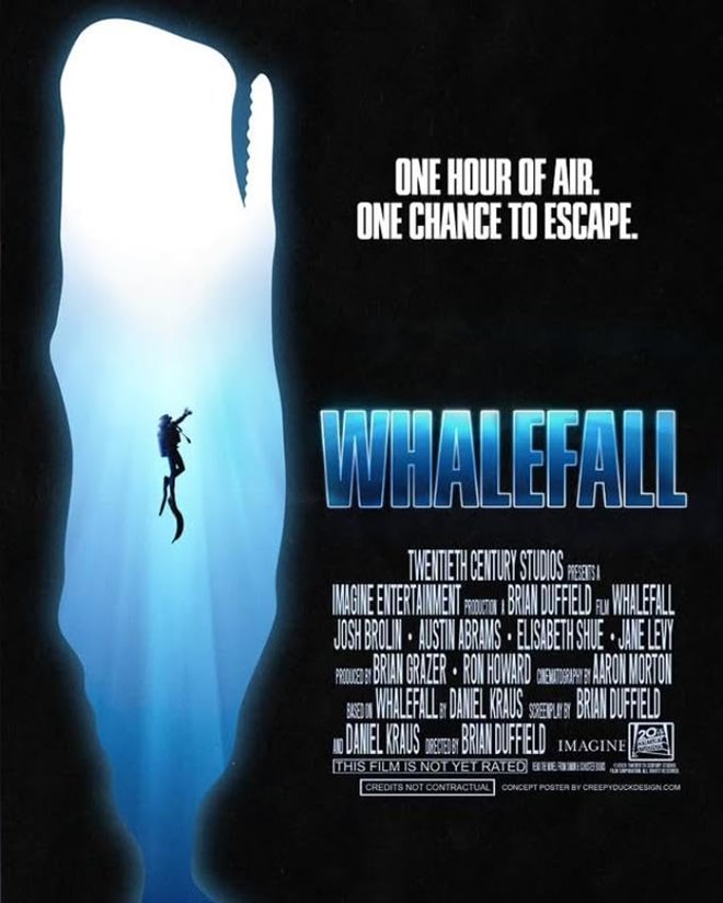 Whalefall Large Poster