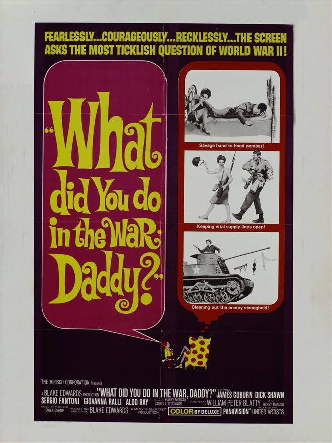 What Did You do in the War, Daddy? (1966) Large Poster