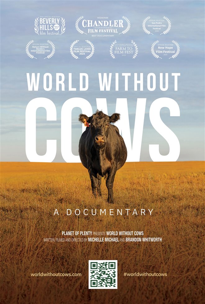 World Without Cows Large Poster