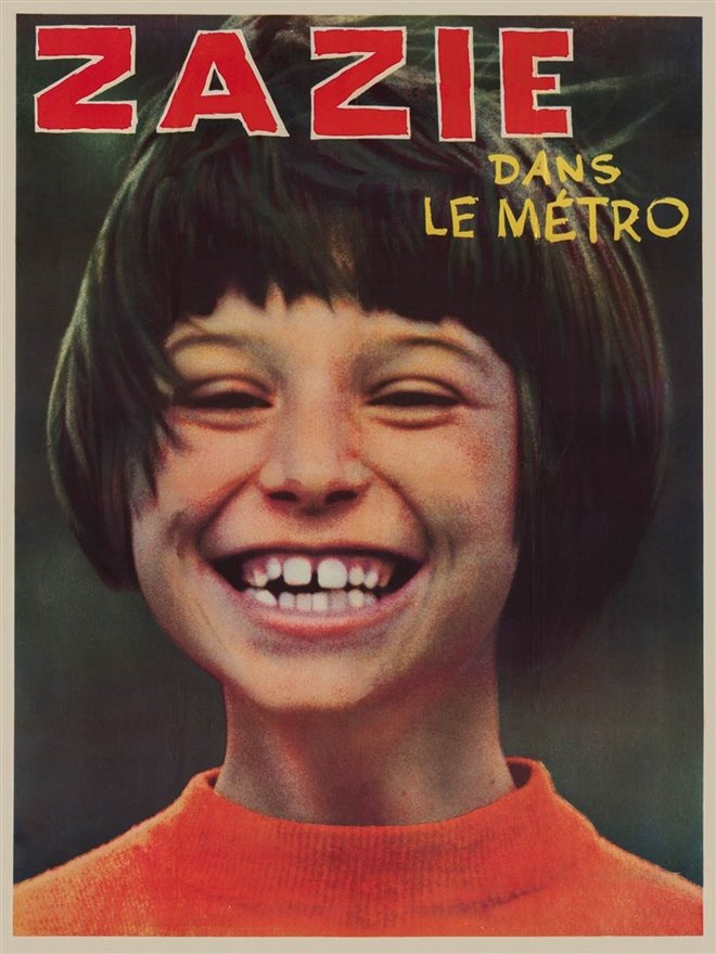 Zazie dans le métro Large Poster