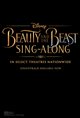 Beauty and the Beast Sing-Along Movie Poster