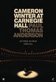 Cameron Winter at Carnegie Hall Poster