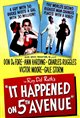 It Happened on 5th Avenue Movie Poster