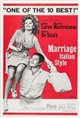 Marriage Italian Style Movie Poster