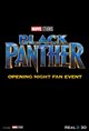 Opening Night Fan Event - Black Panther Poster