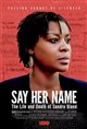 Say Her Name: The Life and Death of Sandra Bland Poster