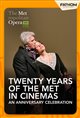 Twenty Years of the Met in Cinemas: An Anniversary Celebration Poster