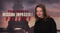 Rebecca Ferguson talks 'Mission: Impossible - Fallout' Video Thumbnail
