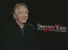 Alan Rickman (Sweeney Todd: The Demon Barber of Fleet Street) - Interview Video