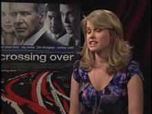 Alice Eve (Crossing Over) - Interview Video
