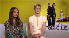 Alicia Vikander & Elizabeth Debicki - The Man from U.N.C.L.E. - Interview Video