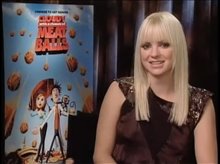 Anna Faris (Cloudy With a Chance of Meatballs) - Interview Video
