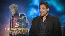 Benicio Del Toro (Guardians of the Galaxy) - Interview Video