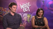 Bill Hader & Mindy Kaling (Inside Out) - Interview Video