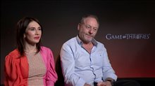 Carice van Houten & Liam Cunningham talk 'Game of Thrones' - Interview Video