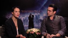 Colin Farrell & Jessica Brown Findlay (Winter's Tale) - Interview Video