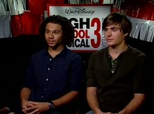 Corbin Bleu & Zac Efron (High School Musical 3: Senior Year) - Interview Video