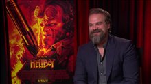David Harbour talks 'Hellboy' - Interview Video